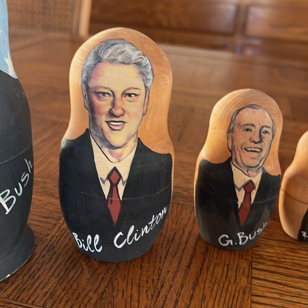 Presidential RUSSIAN nesting dolls - Picture 3 of 7